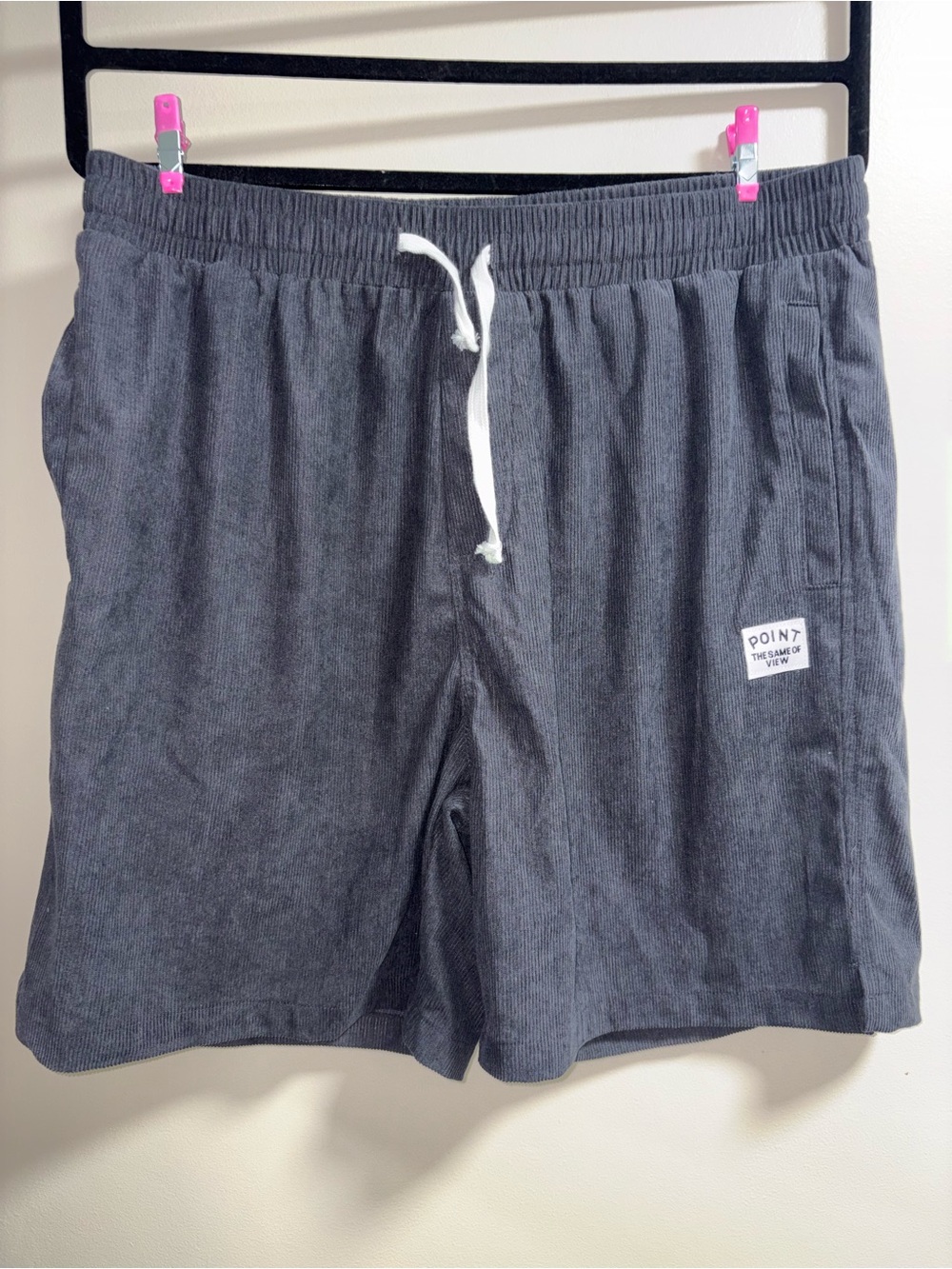 NWOT Gray Athletic Shorts with Drawstring